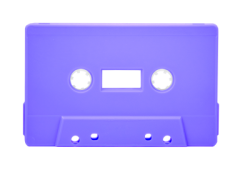 Purple Cassette Shell Tab Out